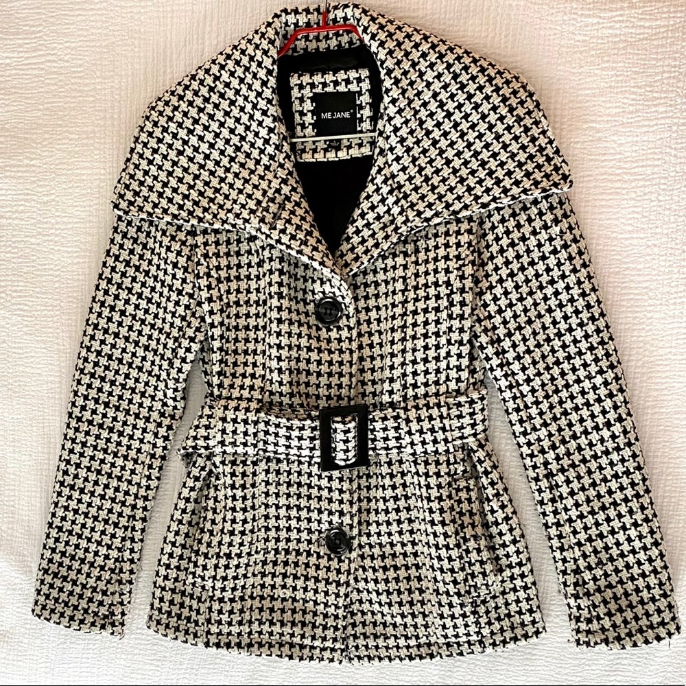 Me Jane Houndstooth Coat
